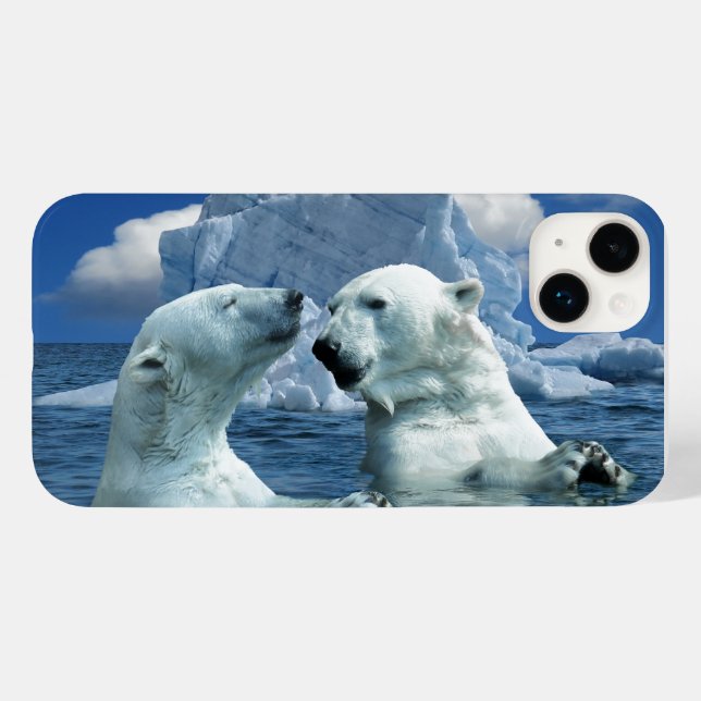 POLAR BEARS Case-Mate iPhone 14 Plus Hülle (Rückseite (Horizontal))