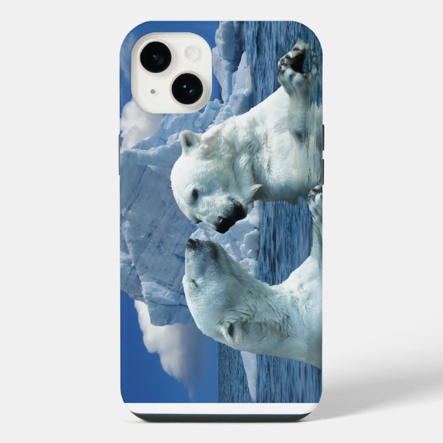 POLAR BEARS Case-Mate iPhone 14 Plus Hülle (Rückseite)