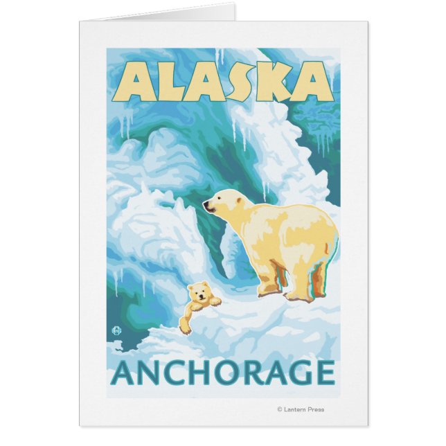 Polar Bears & Cub - Anchorage, Alaska (Vorne)