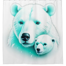 Polar Bears Duschvorhang