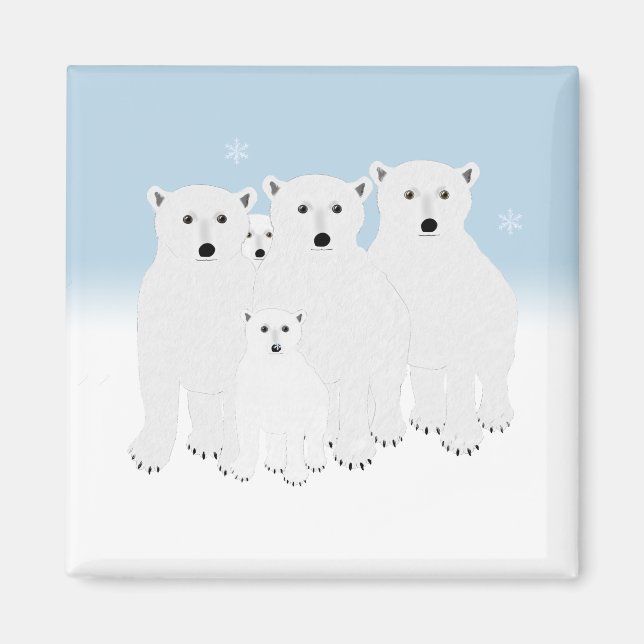 Polar Bears Magnet (Vorne)