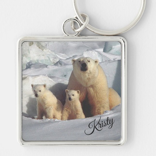 Polar Bears Schlüsselanhänger (Vorne)