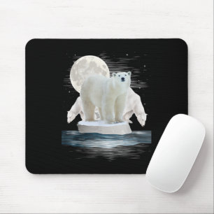 Polar Bears Wildlife Zoo Animal Lover Zookeeper Na Mousepad