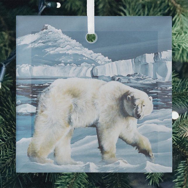 Polar Blue Ornament Aus Glas (Von Creator hochgeladen)