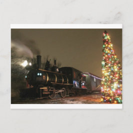 polar christmas express postkarte