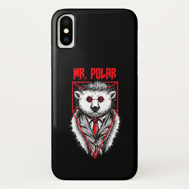 Polar Design Ein feines Polar Bär Tier Lover Case-Mate iPhone Hülle (Rückseite)