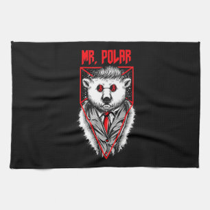Polar Design Ein feines Polar Bär Tier Lover Geschirrtuch