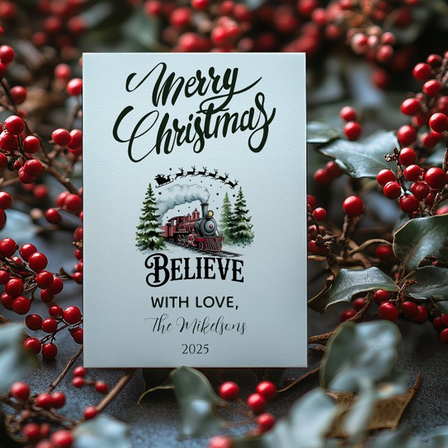 Polar Express Christmas Feiertagskarte (Von Creator hochgeladen)