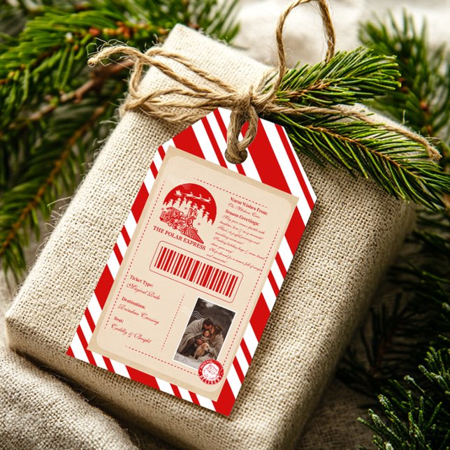 Polar Express Christmas Ticket Geschenkanhänger (Von Creator hochgeladen)