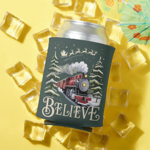 Polar Express Weihnachtsgeschenk Glaube Xmas Winte Dosenkühler