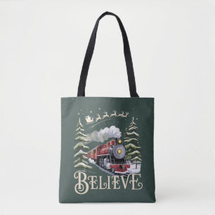 Polar Express Weihnachtsgeschenk Glauben Weihnacht Tasche