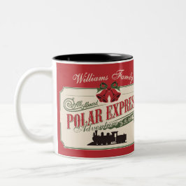 Polar-Express-Zugabenteuer glauben an Weihnachten Zweifarbige Tasse