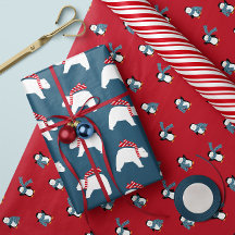 Polar-Gegensätze - Weihnachtswrapping Paper Trio 1