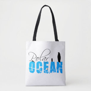 Polar Ocean White Customizable Tasche