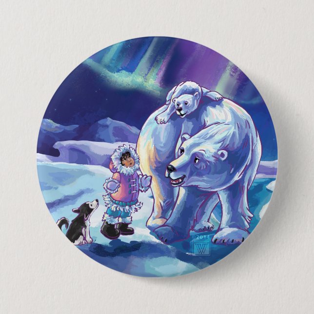 Polar Pals Button (Vorderseite)