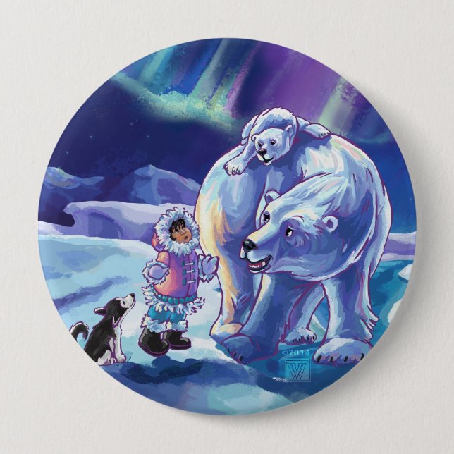 Polar Pals Button (Vorderseite)