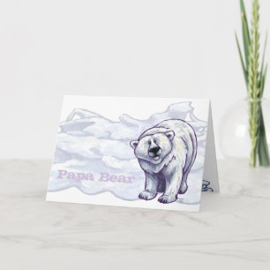 Polar Papa Bear Greeting Card Karte