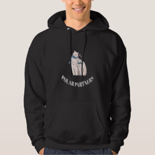 Polar Partners Niedliche Polar Bear Familie Design Hoodie