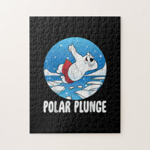 Polar Plunge Ice Jump Polar Bear Winter Swim