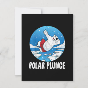 Polar Plunge Ice Jump Polar Bear Winter Swim Einladung