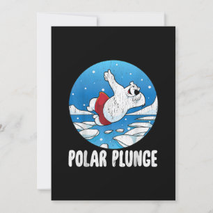 Polar Plunge Ice Jump Polar Bear Winter Swim Einladung