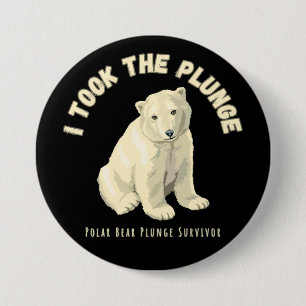 Polar Plunge Polar Bear I nahm den Tauchgang Button