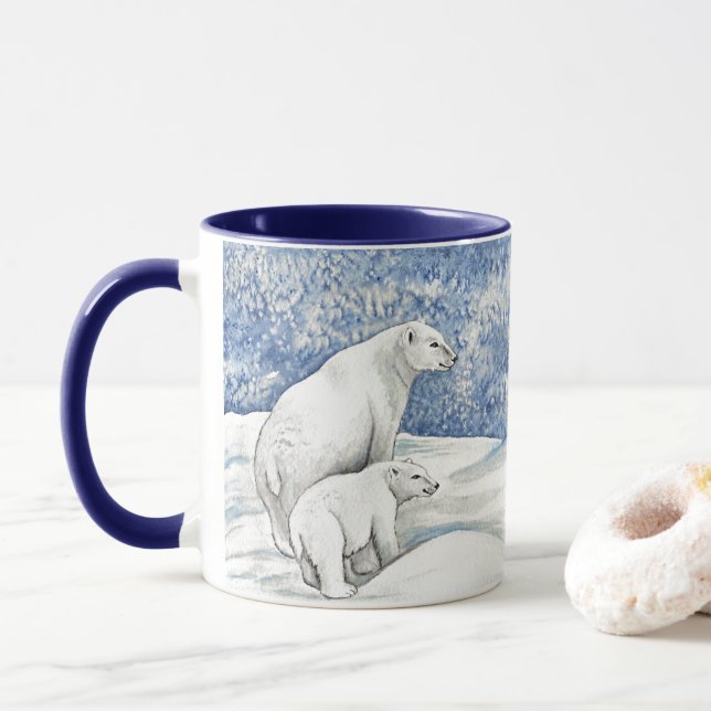 Polar Snow Bears Tasse (Mit Donut)