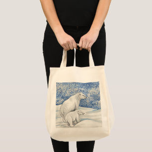 Polar Snow Bears Tragetasche