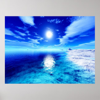 Polar Sunset Poster