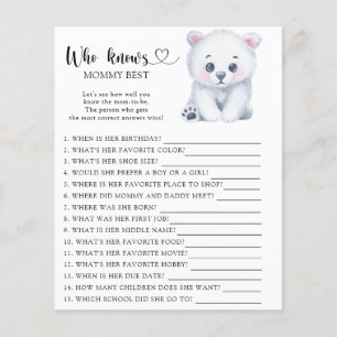 Polar Teddy Bear - Wer Mami am besten kennt