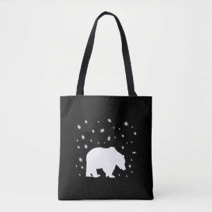 Polarbär im Schnee Tasche