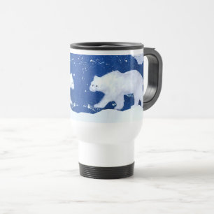 Polarbär "Kunst von Kindern" Reisebecher