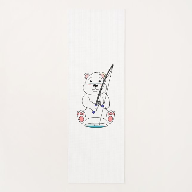 Polarbär Yogamatte (Vorderseite)
