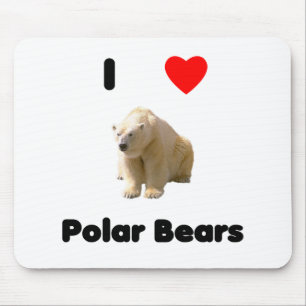Polare Bären Mousepad der Liebe I