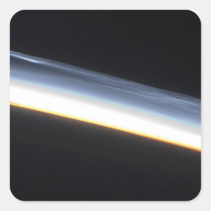 Polare mesospheric Wolken Quadratischer Aufkleber