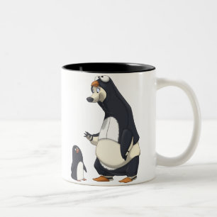 Polare Penguin-Tasse Zweifarbige Tasse