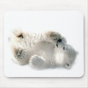 Polarer Bärenjungs-Tier-arktischer gefrorener Mousepad