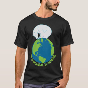 Polarer Bärn-Endglobales Erwärmungs-T-Shirt T-Shirt