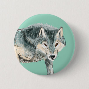 Polares Totem wolf Button