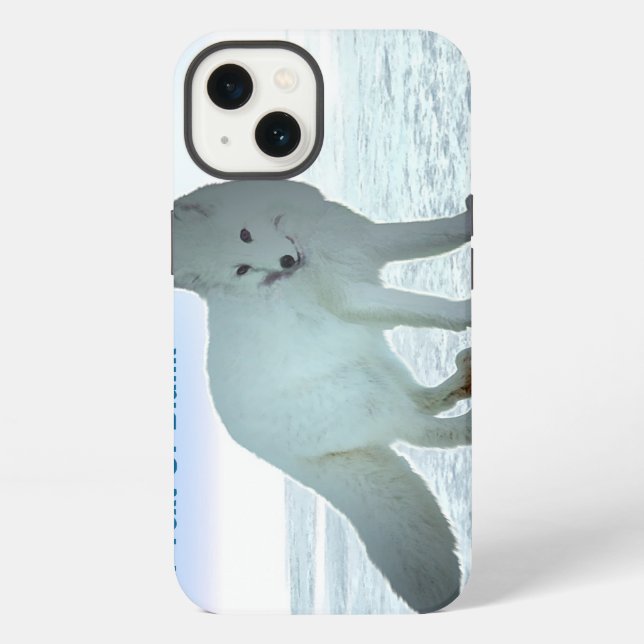 Polarfuchs iPhone Hülle (Rückseite)