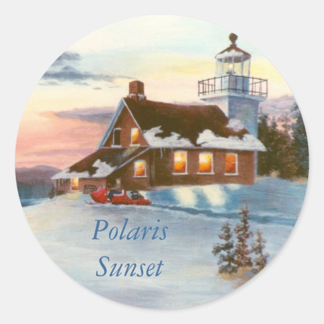 Polaris Sunset Sticker (Vorderseite)