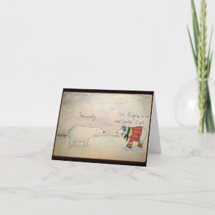 Polarkarte Dankeskarte