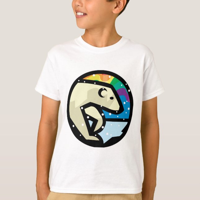 Polarkreisgestaltung T-Shirt (Vorderseite)