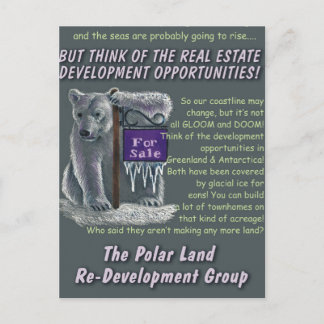 Polarland-Neuentwicklung Postkarte