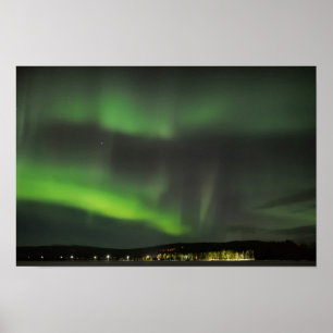 Polarlicht am Himmel Poster