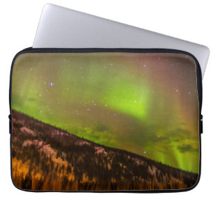 Polarlicht Berge Fairbanks Alaska Laptopschutzhülle