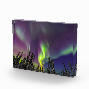 Polarlicht Fairbanks, Alaska Fotoblock