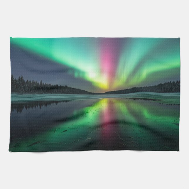 Polarlicht Geschirrtuch (Horizontal)