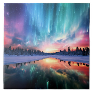 Polarlicht, Nordlicht, Fliese