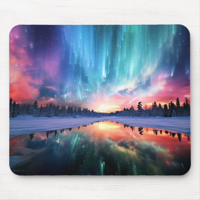 Polarlicht, Nordlicht, Mousepad (Vorne)